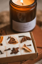 Load image into Gallery viewer, Botanical wax melts in our Winter + Festive Scents