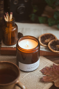 Cedar wood & Orange candle
