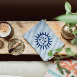 Seafoam Blue Sunshine Pouch
