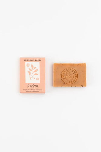 Garden soap Bar; Pink Clay, Rose + Poppy seed