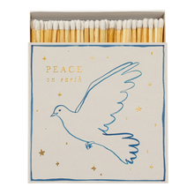 Load image into Gallery viewer, Peace Letterpress long matches