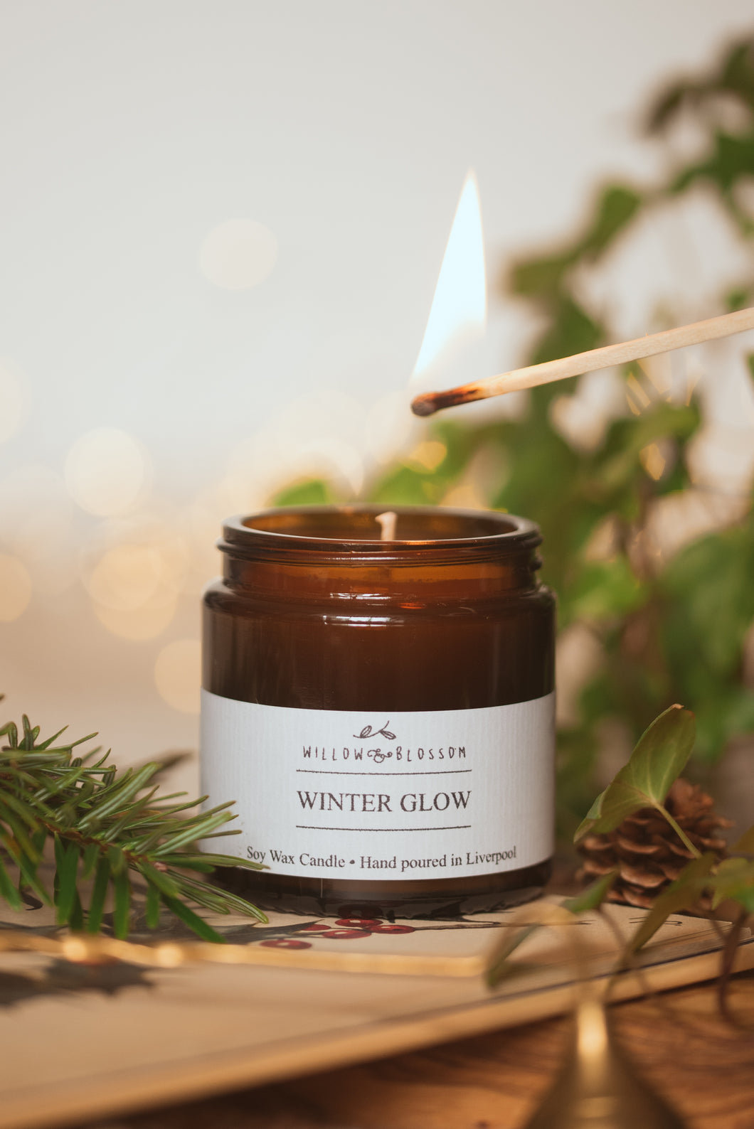Winter Glow candle