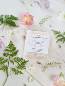 Mixed bag of winter scents Botanical wax melts in cotton pouch