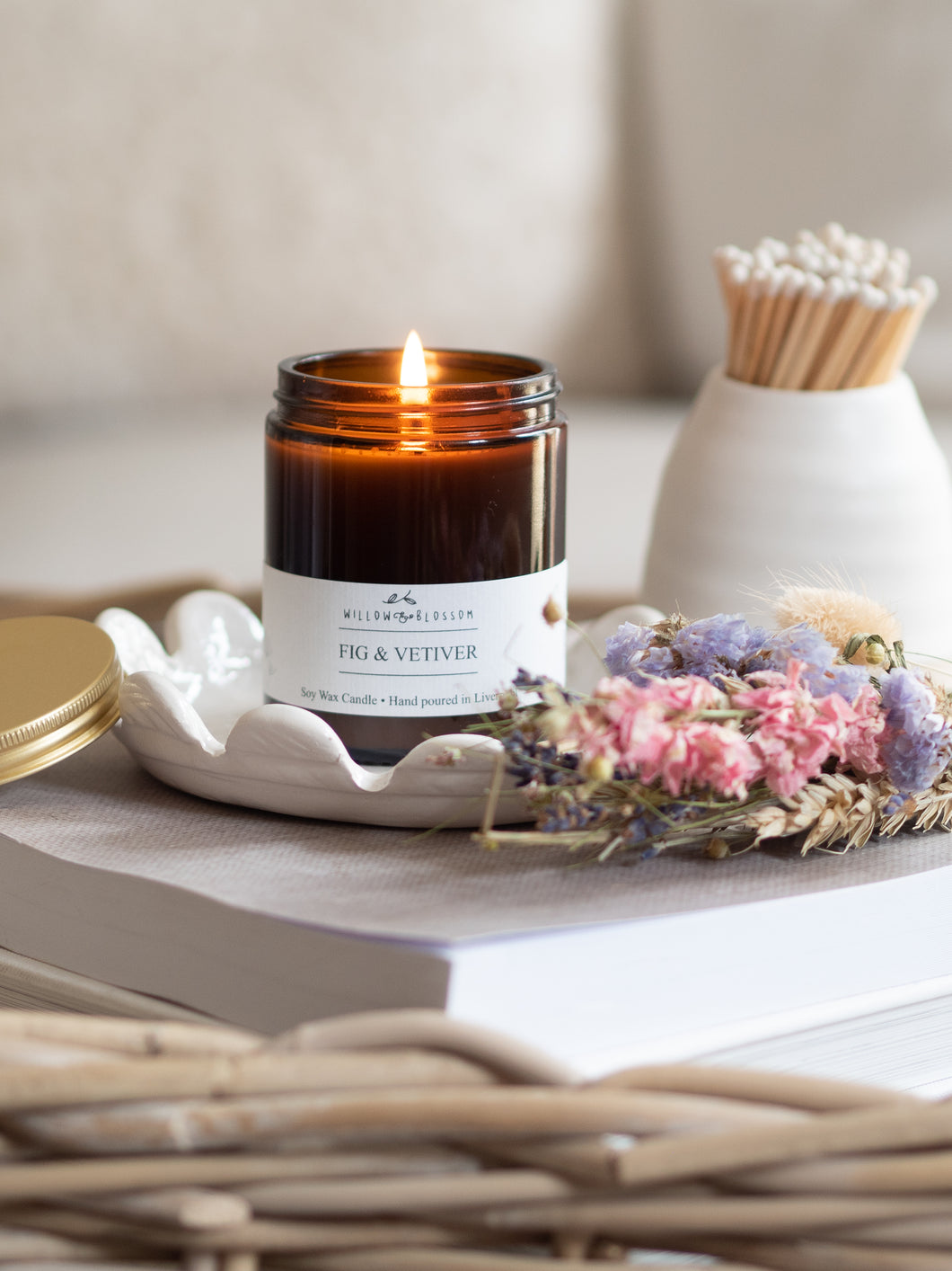 Fig & Vetiver candle