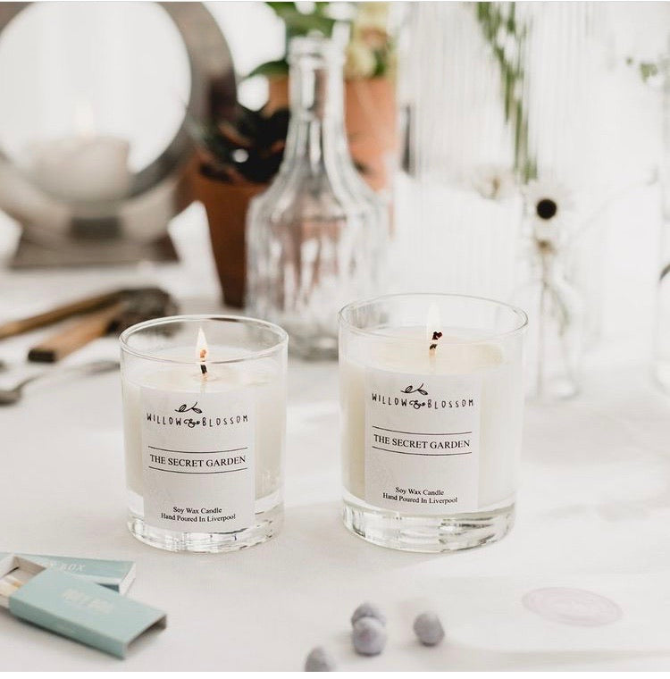 Perfectly imperfect Secret Garden luxury candle