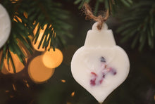 Load image into Gallery viewer, Scented Botanical wax baubles in a gift bag